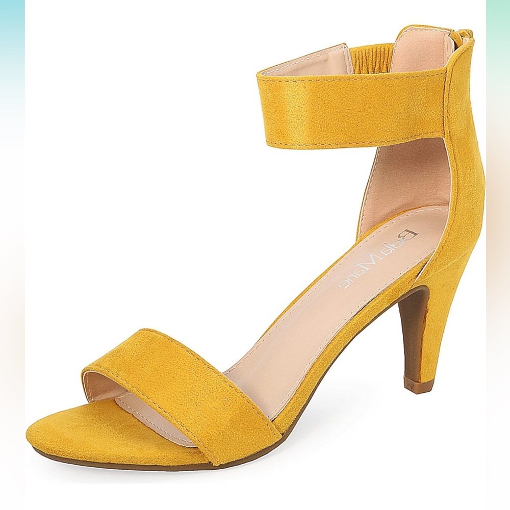 NWT Elysa Women's Open Toe Ankle Strappy Heel Sandal